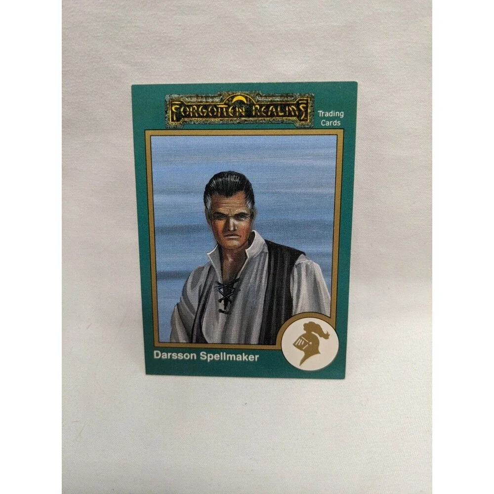 Lot Of (7) TSR 1993 Series Rare Set Forgotten Realms Gold Border Trading Cards